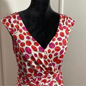Diane Von Furstenburg Ladybug dress